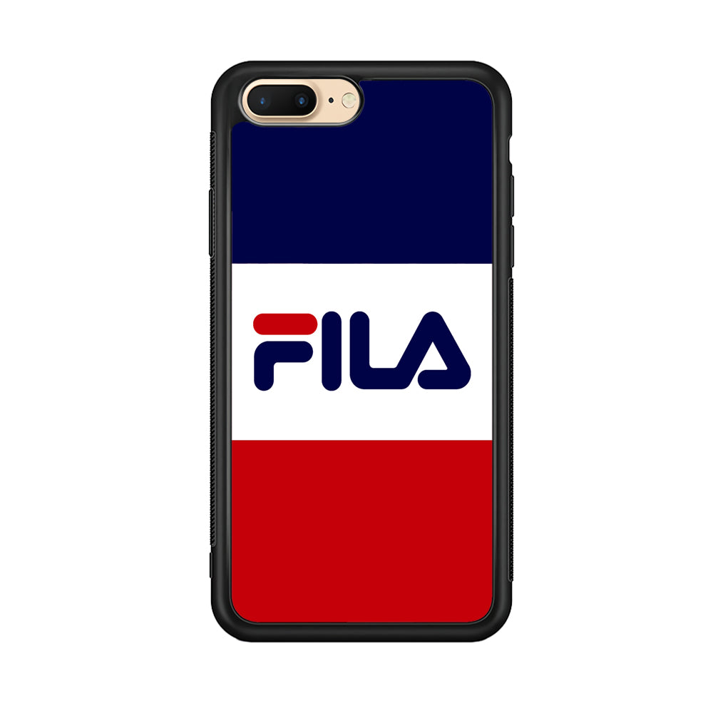 Fila Three Colors iPhone 8 Plus Case | Slim Rubber Case for iPhone 8 Plus