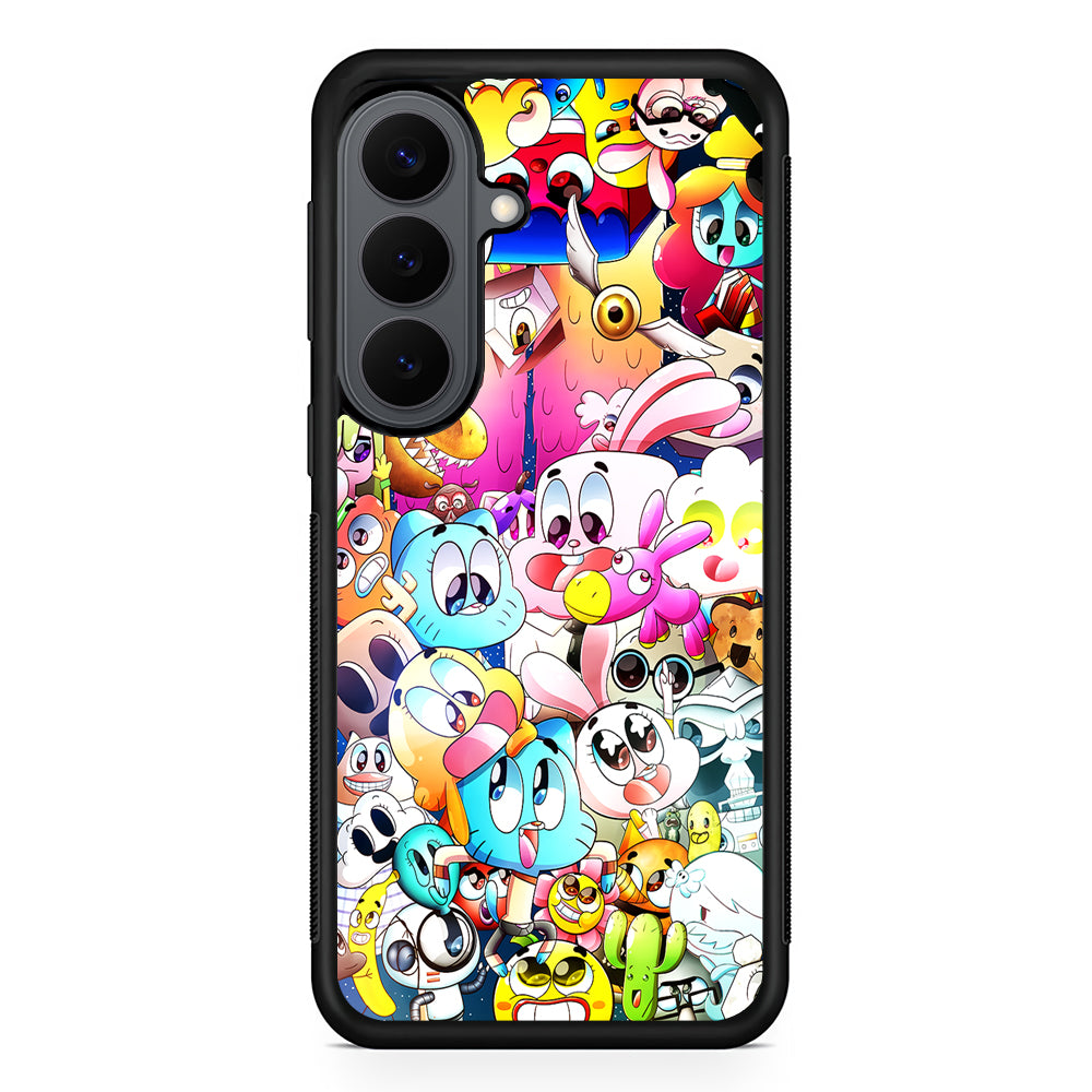 The Amazing World of Gumball Character Samsung Galaxy S26 Plus Case | Slim Rubber Case for Samsung Galaxy S26 Plus