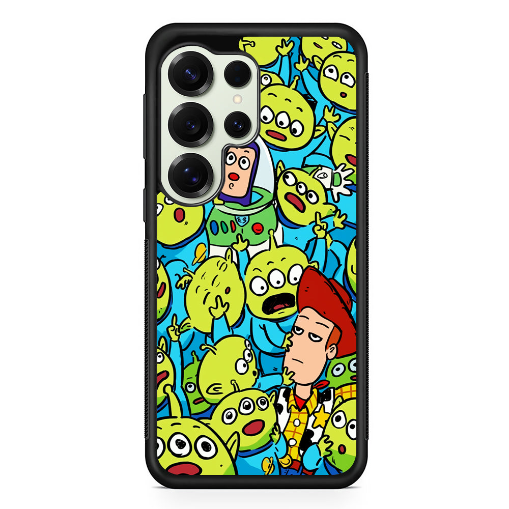 Toy Story and Aliens Samsung Galaxy S25 Ultra Case | Durable Rubber Case for Samsung Galaxy S25 Ultra