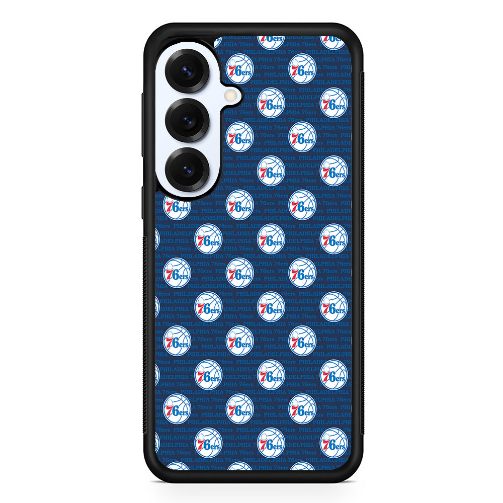 Philadelphia 76ers Pattern Samsung Galaxy S25 Plus Case | Slim Rubber Cover for Samsung Galaxy S25 Plus
