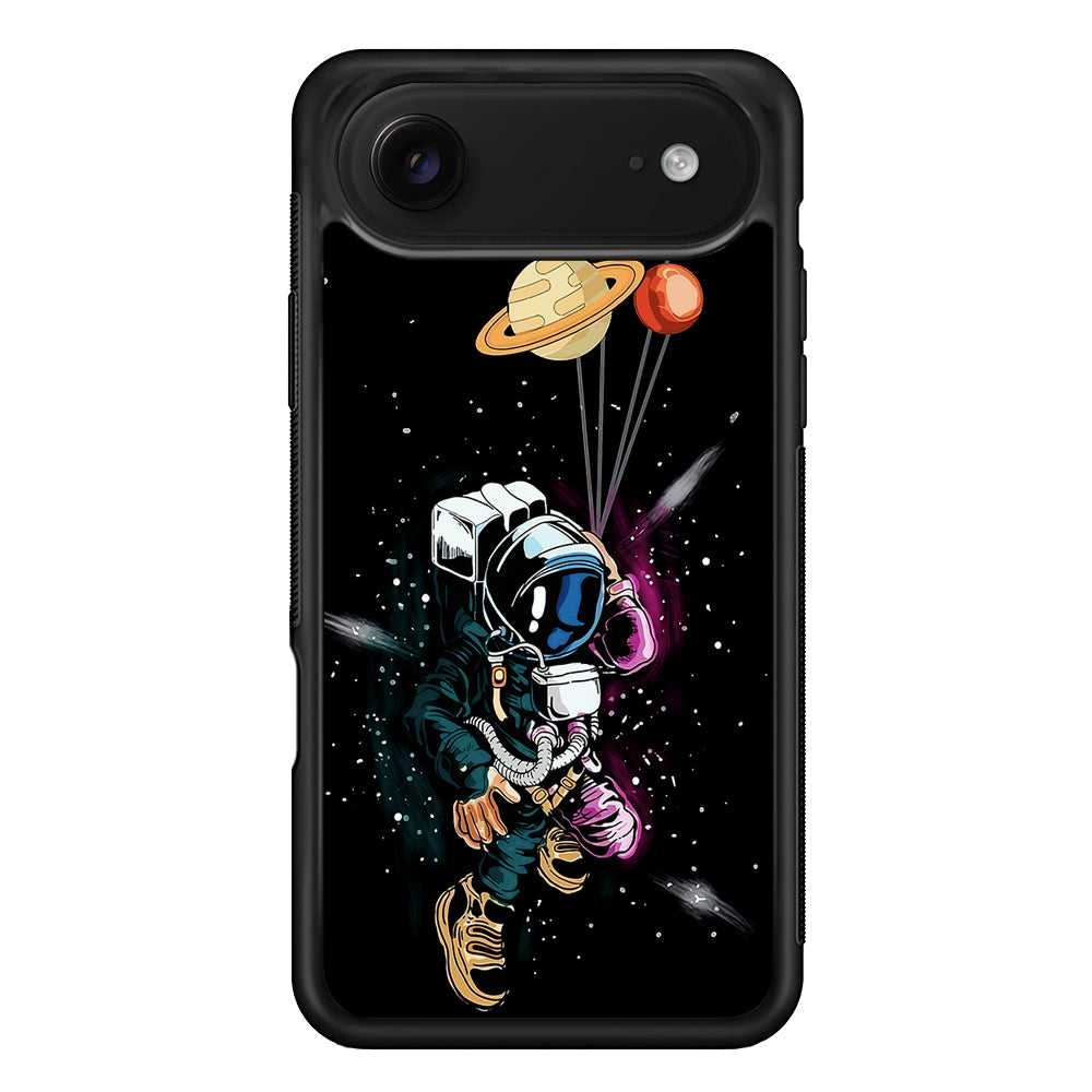 Astronaut UFO Balloon Outer Space iPhone 17 Air Case | Protective Case for iPhone 17 Air