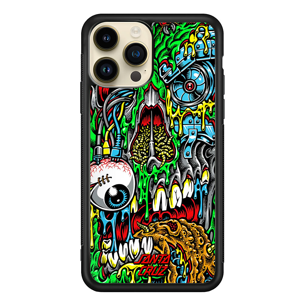 Santa Cruz Cyber Zombie iPhone 14 Pro Case | Slim Rubber Case for iPhone 14 Pro
