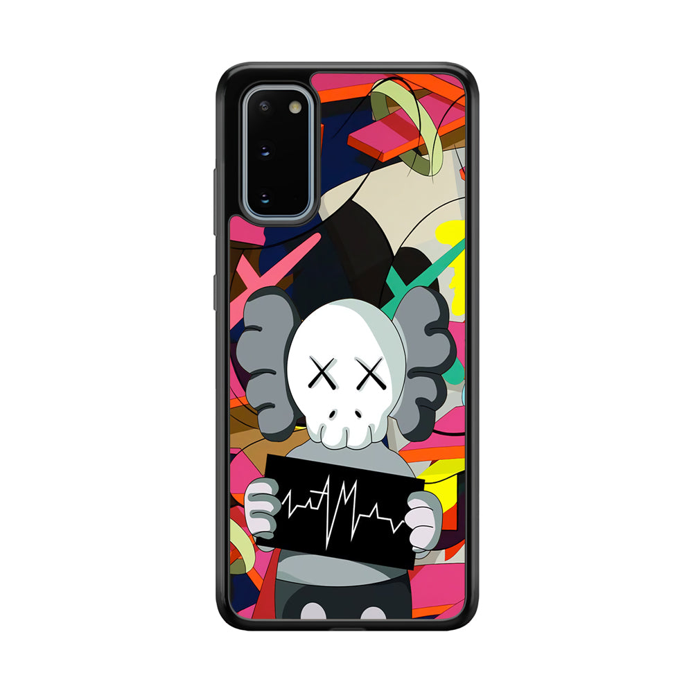 Kaws Signature to The World Samsung Galaxy S20 Case | Slim Rubber Case for Samsung Galaxy S20