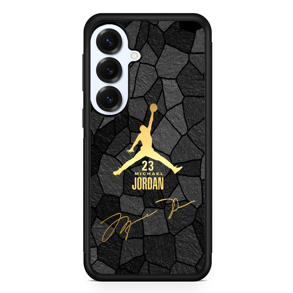 Air Jordan Golden Silhouette Samsung Galaxy S25 Plus Case | Durable Samsung Galaxy S25 Plus Phone Case