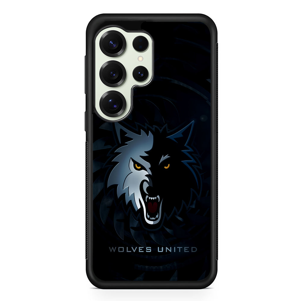Minnesota Timberwolves Logo Samsung Galaxy S25 Ultra Case | Durable Rubber Case for Samsung Galaxy S25 Ultra