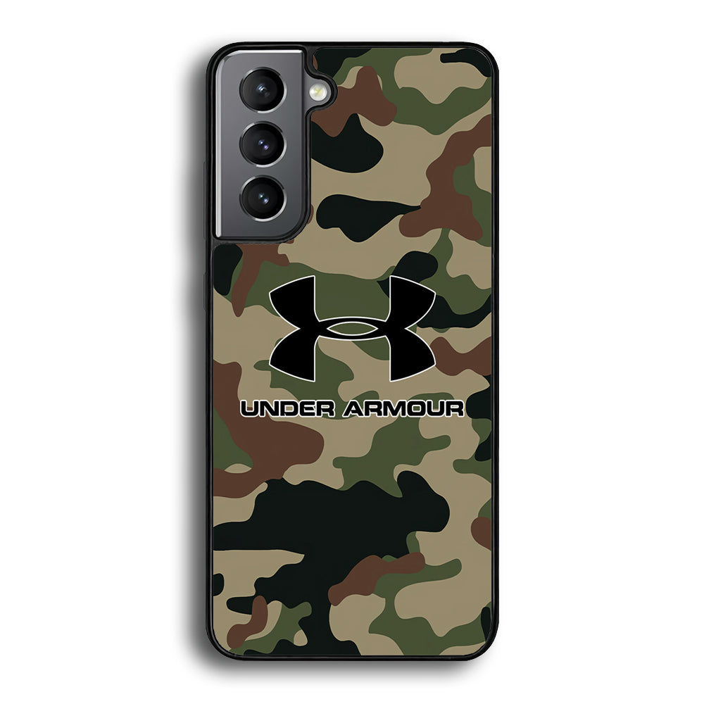 Under Armour Green Camo Samsung Galaxy S24 Plus Case | Slim Rubber Case for Samsung Galaxy S24 Plus