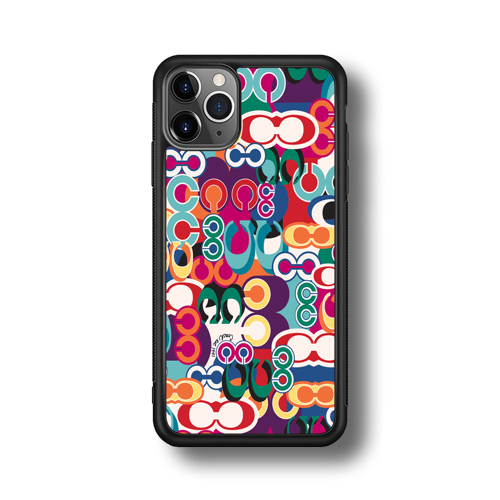 Coach Colorful iPhone 11 Pro Max Case | Slim Rubber Case for iPhone 11 Pro Max