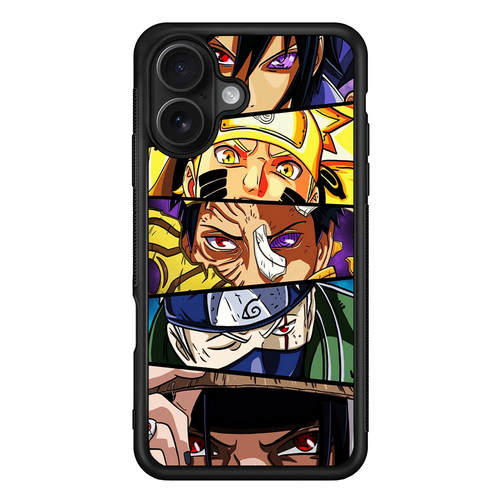 All Eyes Characters in Naruto iPhone 16 Case - Oxvistore