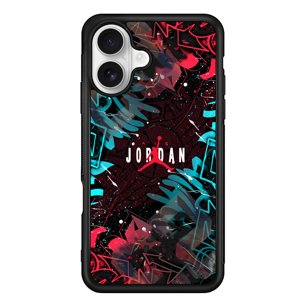 Air Jordan Beauty of Street Art iPhone 16 Plus Case – Slim Fit Protective Phone Case