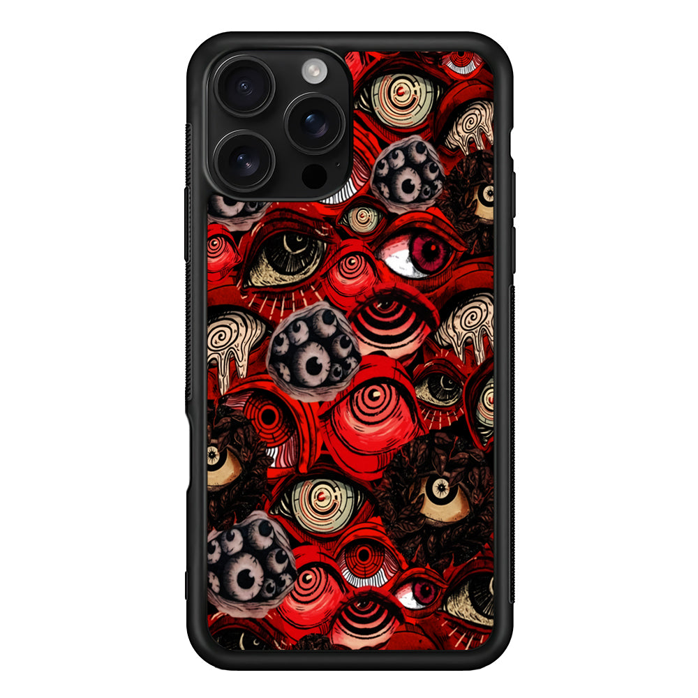 Deadly Eyes Demon iPhone 16 Pro Case | Durable Protective Case for iPhone 16 Pro