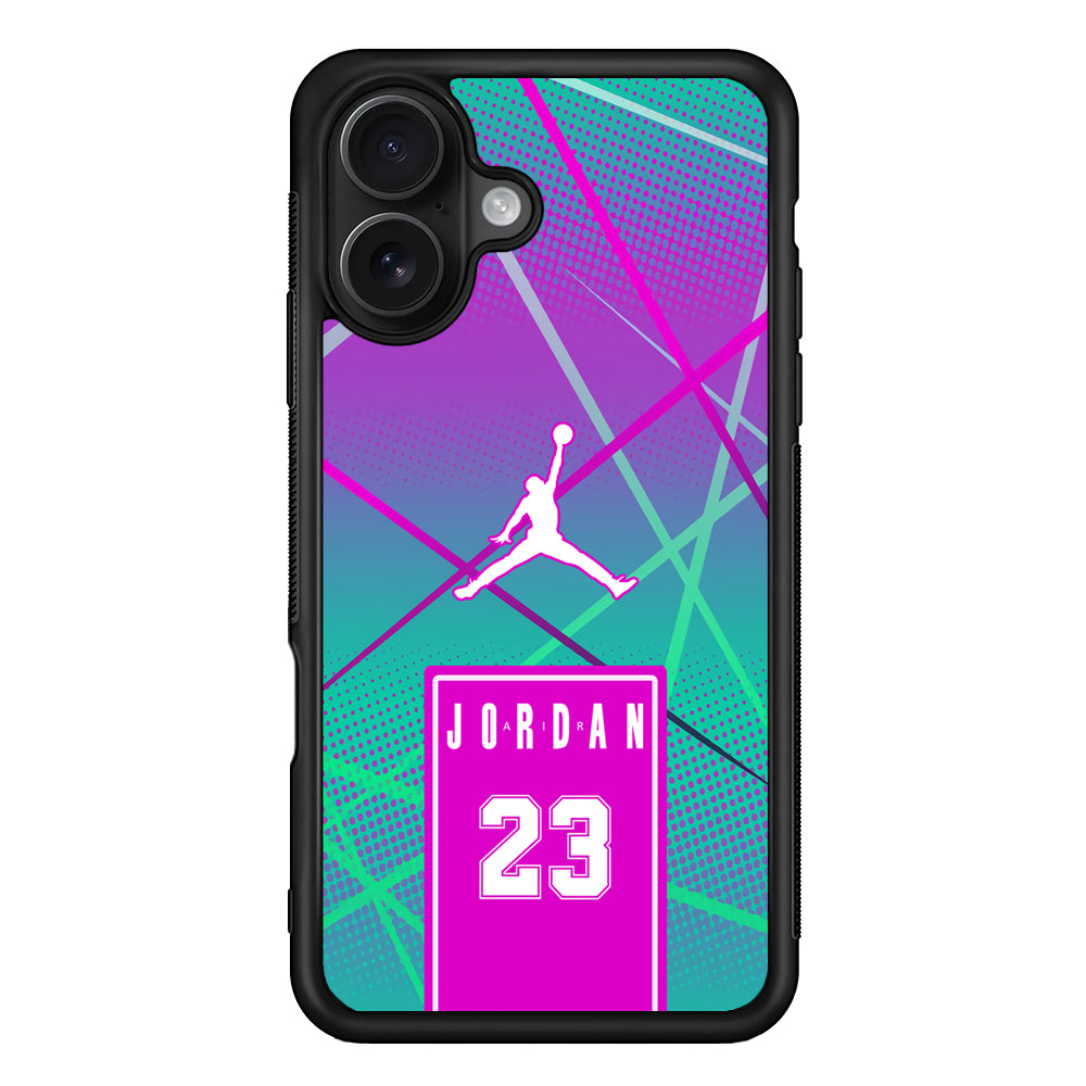 Air Jordan Light of The Year iPhone 16 Case - Oxvistore