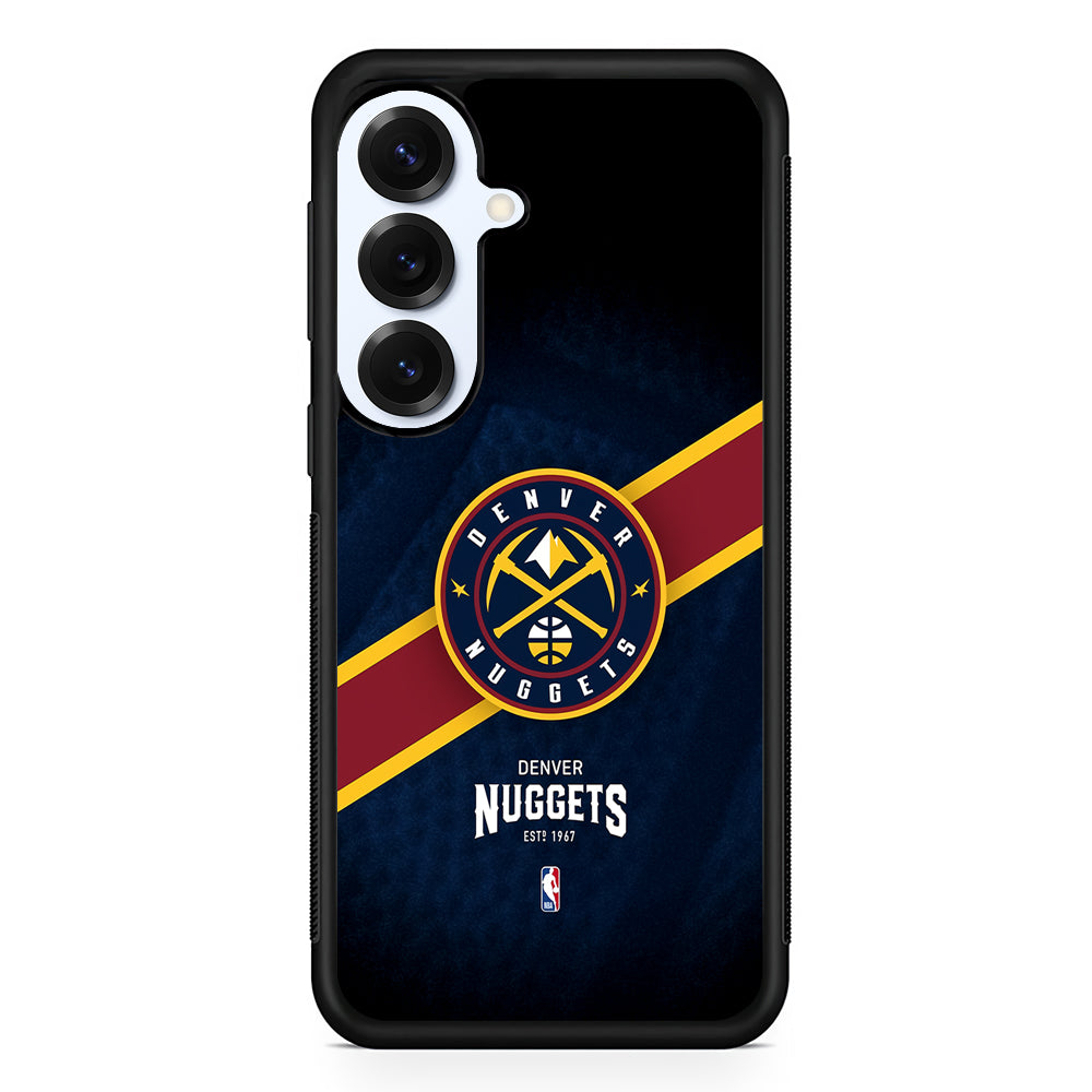 Denver Nuggets Logo Samsung Galaxy S25 Plus Case | Slim Rubber Cover for Samsung Galaxy S25 Plus