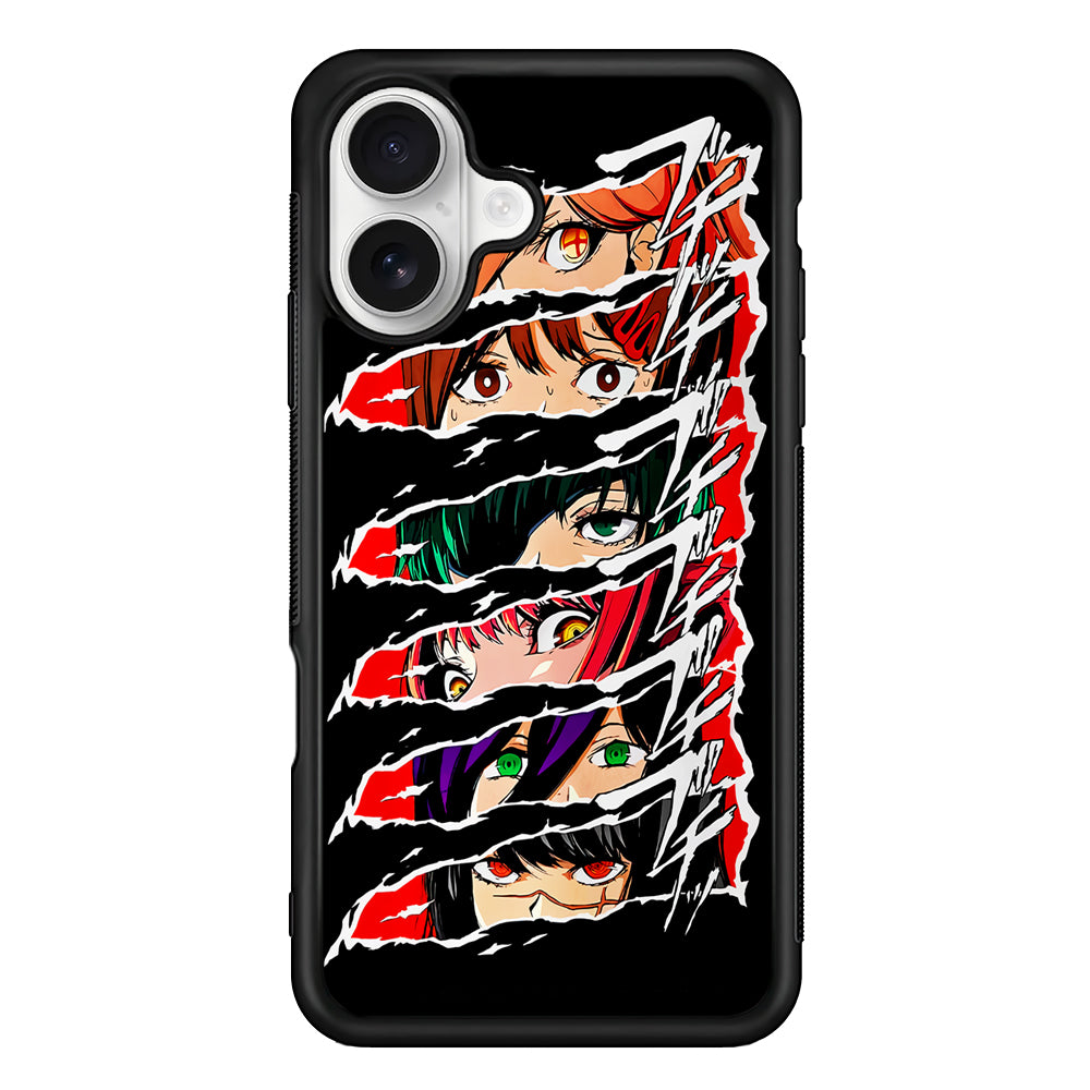 Persona 5 X Chainsaw Man iPhone 16 Plus Case | Durable Protective Rubber Cover