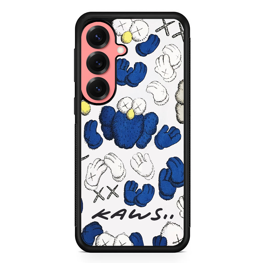 Kaws Hand Cheers Samsung Galaxy S25 Case | Slim Rubber Case for Samsung Galaxy S25