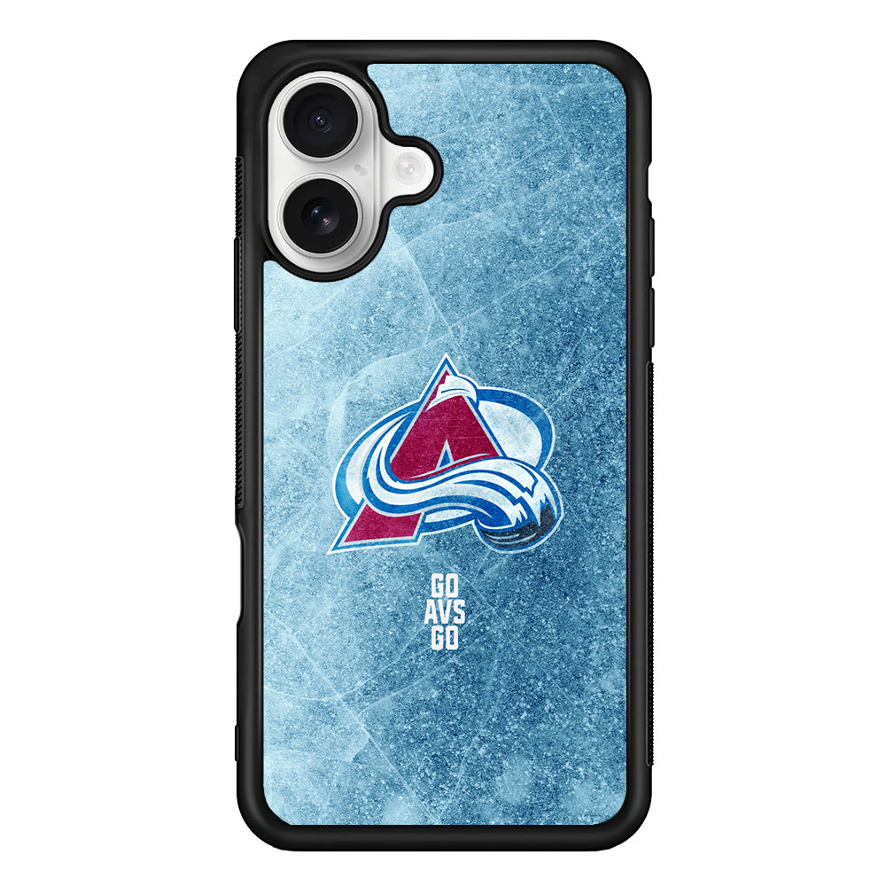 Colorado Avalanche Logo iPhone 16 Plus Case | Durable Protective Rubber Cover