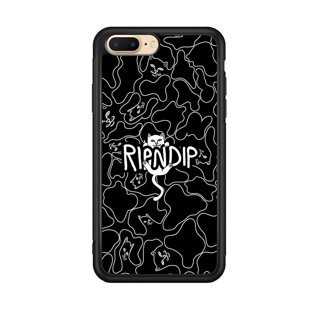 Rip N Dip Black Camo iPhone 8 Plus Case | Slim Rubber Case for iPhone 8 Plus