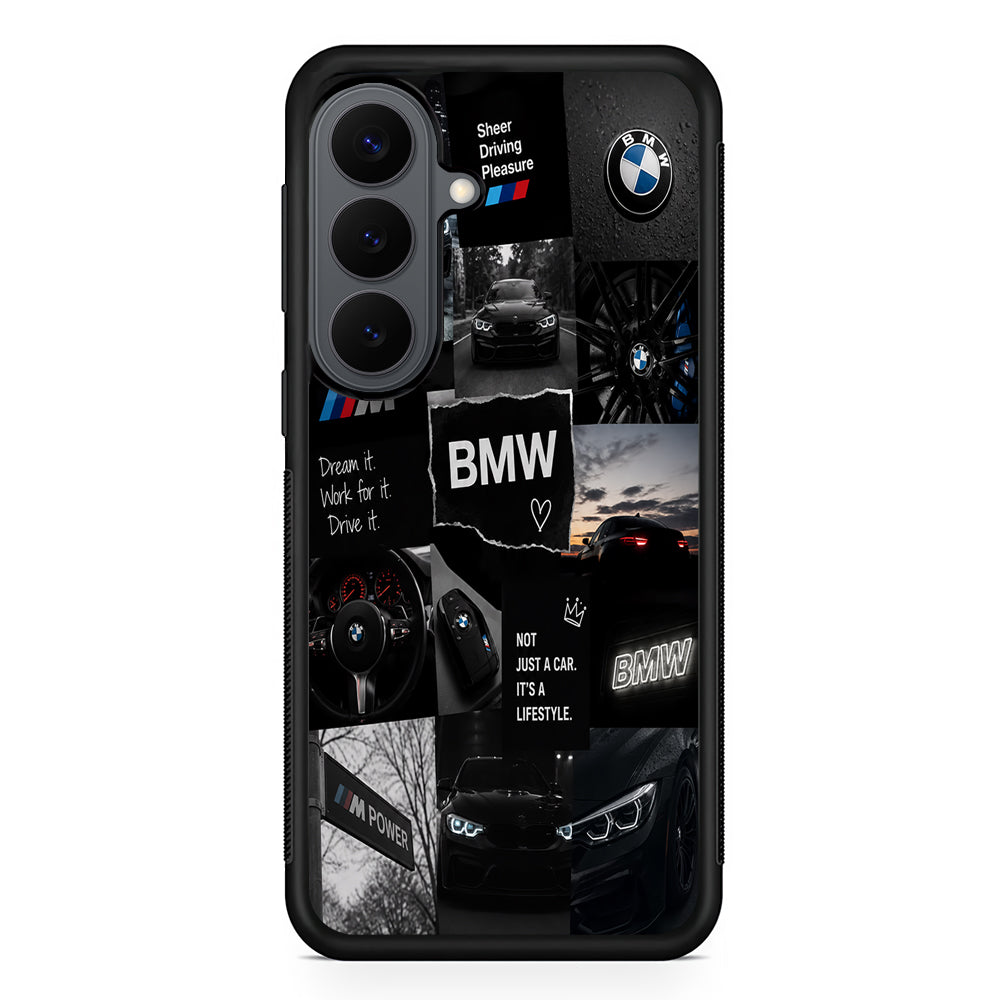 BMW M4 Cinematic Collage Samsung Galaxy S26 Plus Case | Slim Rubber Case for Samsung Galaxy S26 Plus