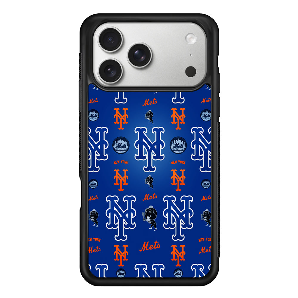 New York Mets Logo iPhone 17 Pro Case | Slim Rubber Case for iPhone 17 Pro