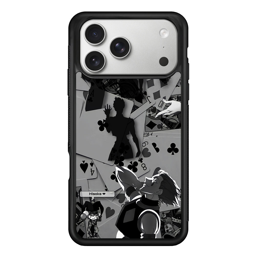Hisoka Hunter x Hunter Playing Card iPhone 17 Pro Case | Slim Rubber Case for iPhone 17 Pro