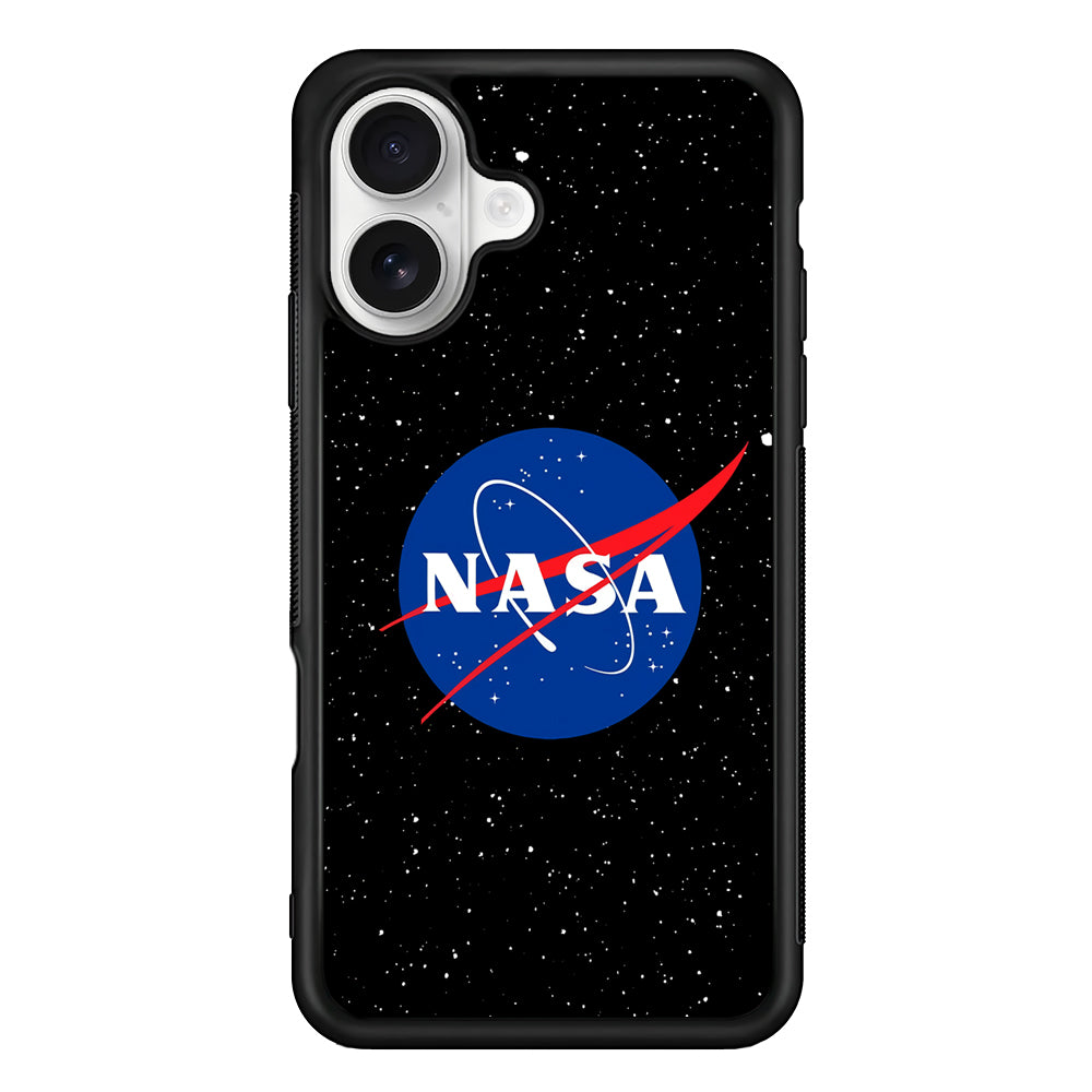 Nasa Logo Galaxy Space iPhone 16 Plus Case – Slim Fit Protective Phone Case