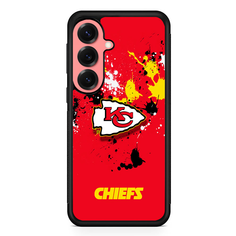 Kansas City Chiefs Logo Samsung Galaxy S25 Case | Protective Case for Samsung Galaxy S25