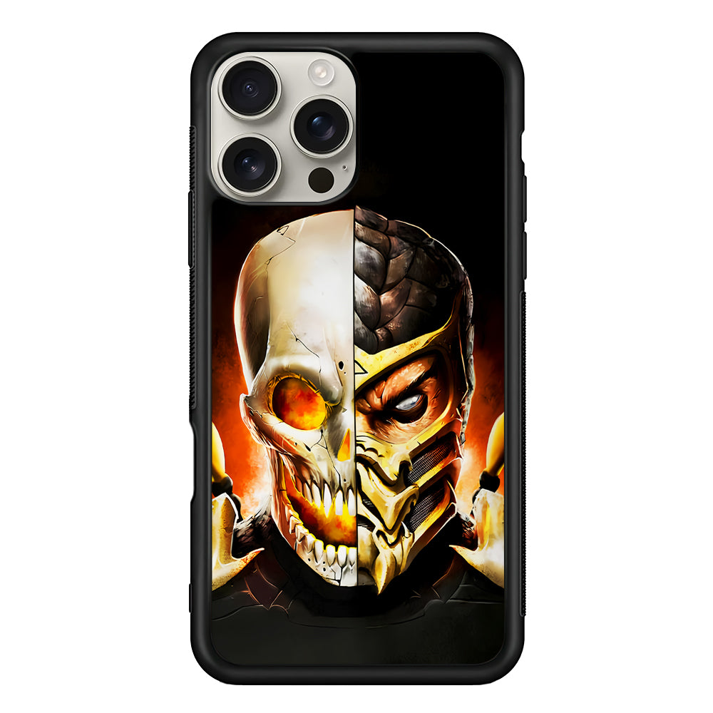 Scorpion Face Mortal Kombat iPhone 16 Pro Max Case | Stylish Protective Case for iPhone 16 Pro Max