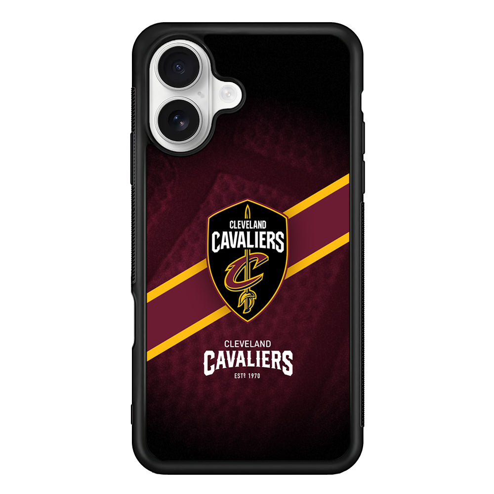 Cleveland Cavaliers Logo iPhone 16 Plus Case | Durable Protective Rubber Cover