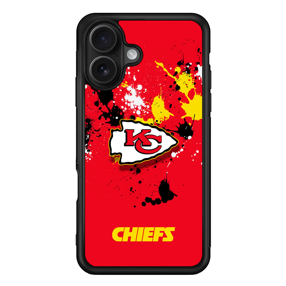 Kansas City Chiefs Logo iPhone 16 Case - Oxvistore