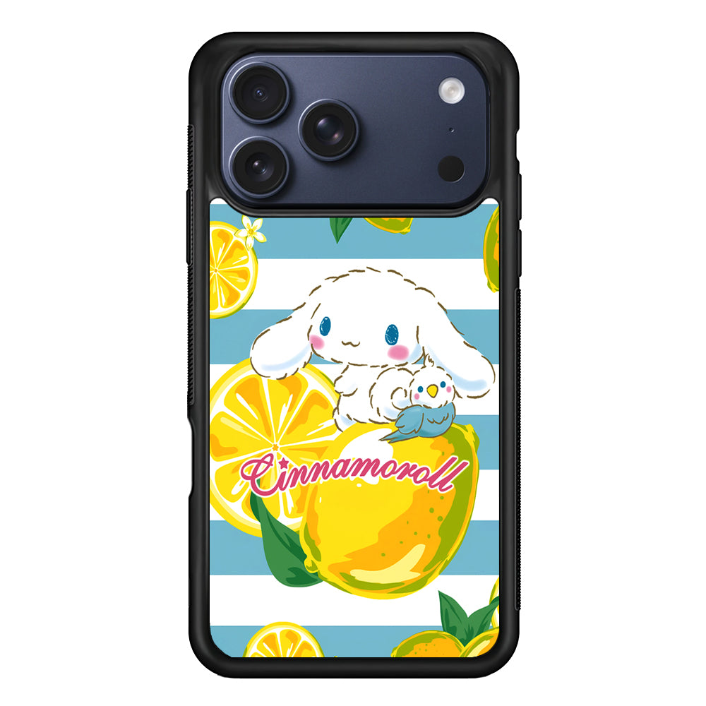 Cinnamoroll Lemons Blue Stripe iPhone 17 Pro Max Case | Slim Protective Cover for iPhone 17 Pro Max