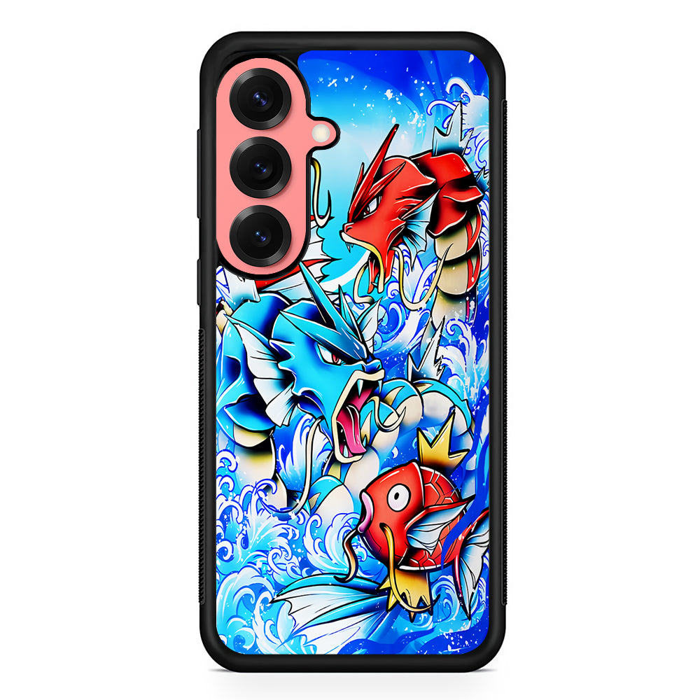 Pokemon Gyrados Magikarp Samsung Galaxy S25 Case | Protective Case for Samsung Galaxy S25
