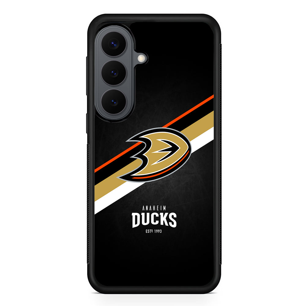 Anaheim Ducks Logo Samsung Galaxy S26 Plus Case | Slim Rubber Case for Samsung Galaxy S26 Plus