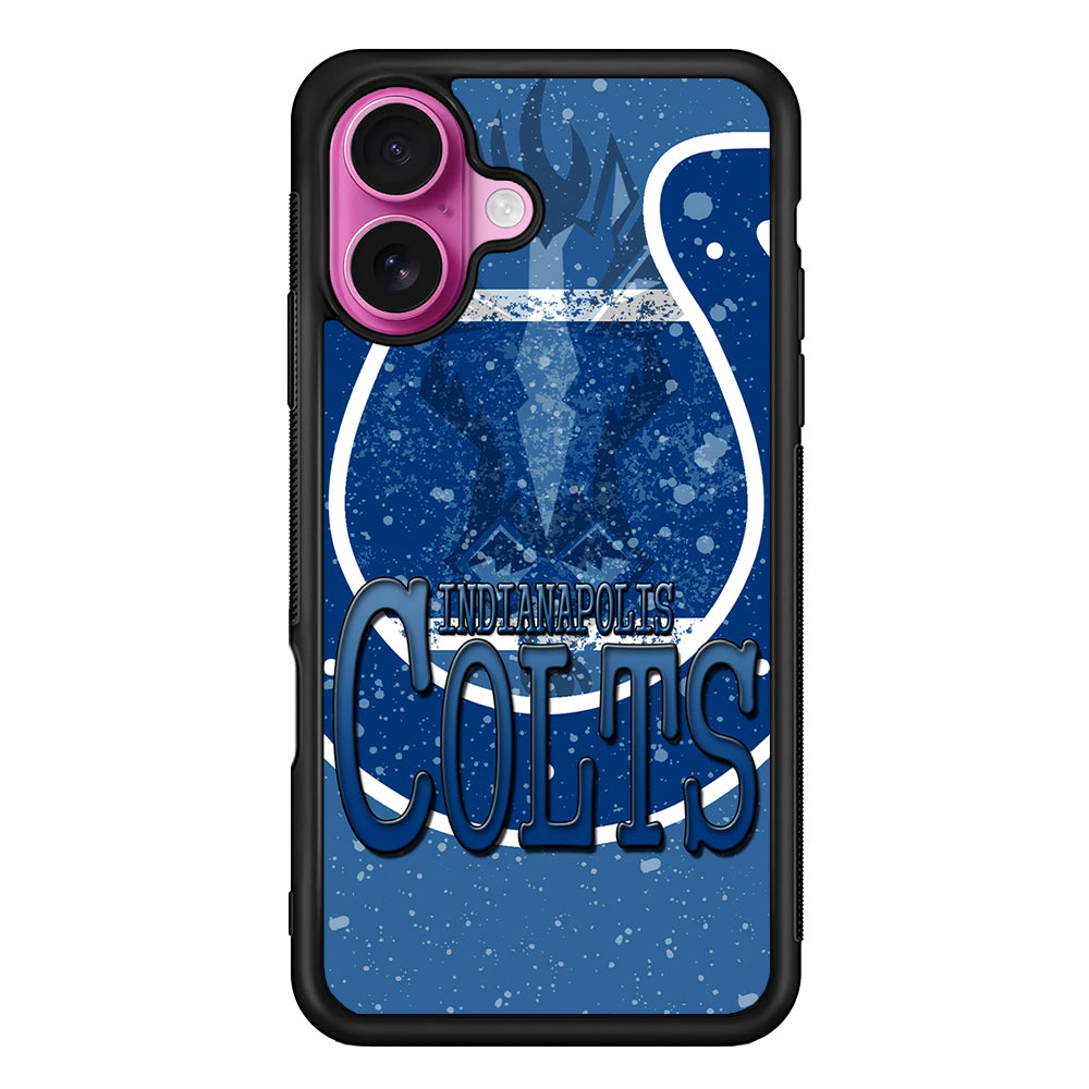 Indianapolis Colts Logo iPhone 17 Case | Slim Protective Rubber Phone Cover