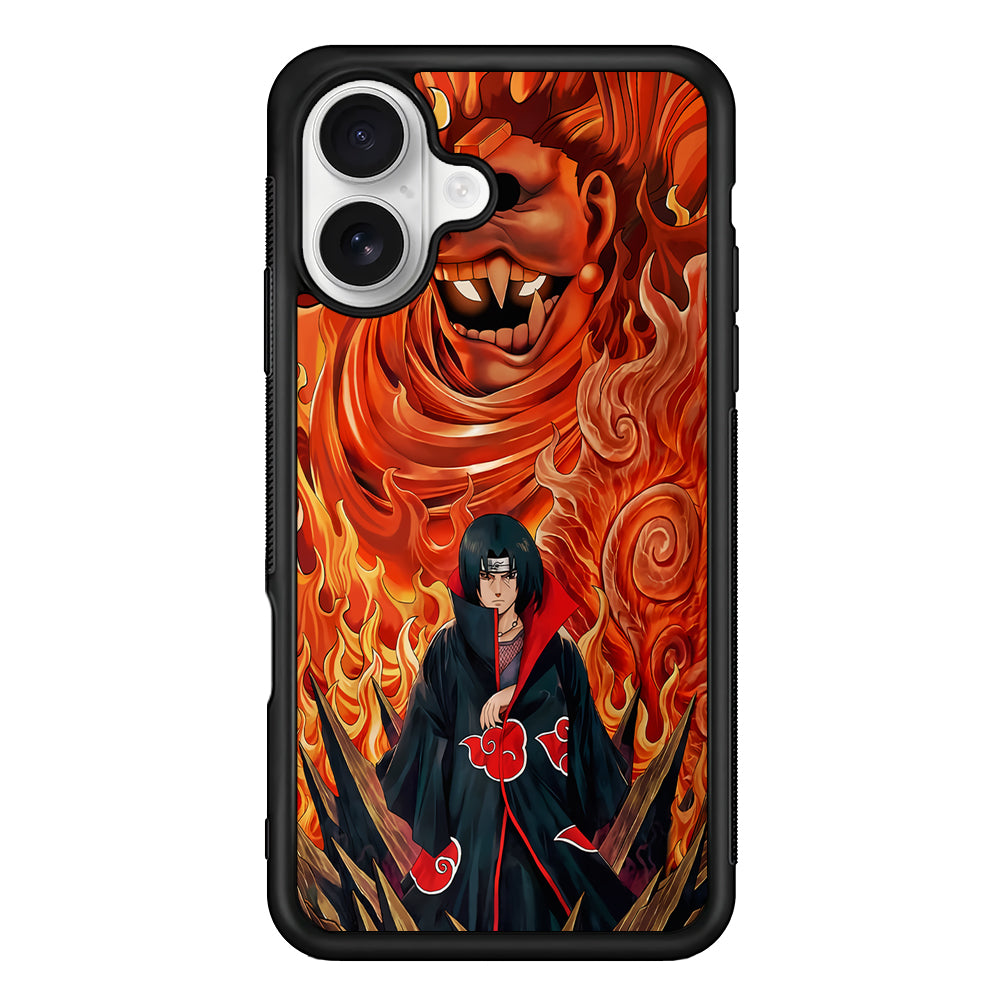 Itachi Uchiha Susanoo iPhone 16 Plus Case | Durable Protective Rubber Cover