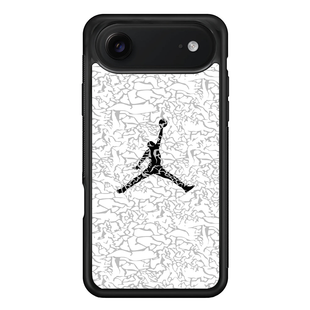 Air Jordan Gray Abstract Pattern iPhone 17 Air Case | Protective Case for iPhone 17 Air