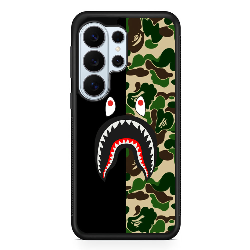 Bape Black Green Camo Samsung Galaxy S26 Ultra Case | Protective Phone Cover
