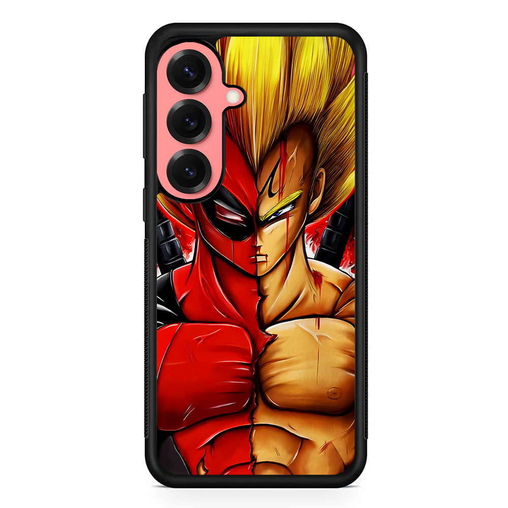 Deadpool X Vegeta Fusion Samsung Galaxy S25 Case | Protective Case for Samsung Galaxy S25