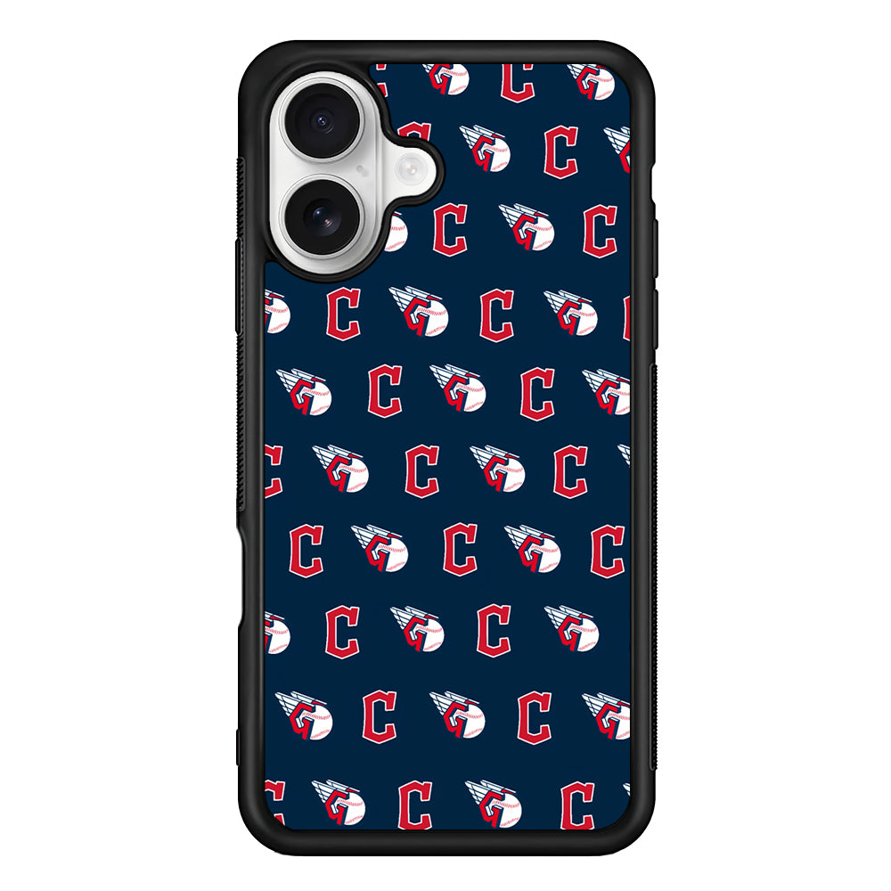 Cleveland Guardians Logo iPhone 16 Plus Case | Durable Protective Rubber Cover
