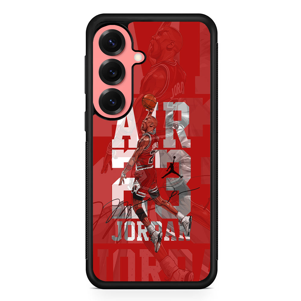 Air Jordan Silver Light Samsung Galaxy S25 Case | Slim Protective Cover for Samsung Galaxy S25