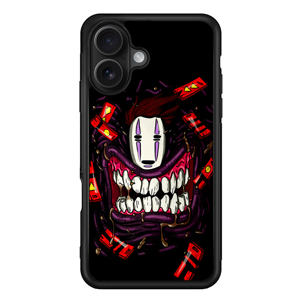 No Face In Spirited Away iPhone 16 Case - Oxvistore