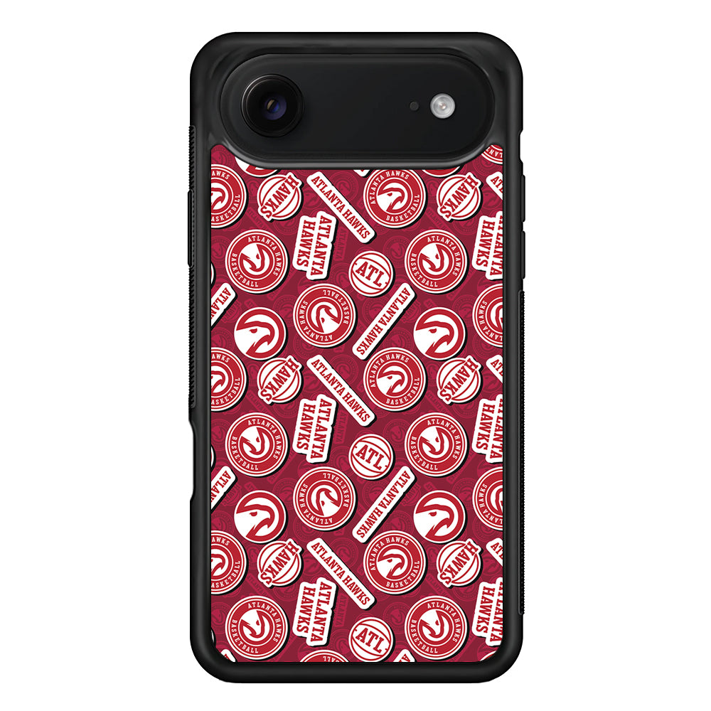 Atlanta Hawks Pattern iPhone 17 Air Case | Protective Case for iPhone 17 Air