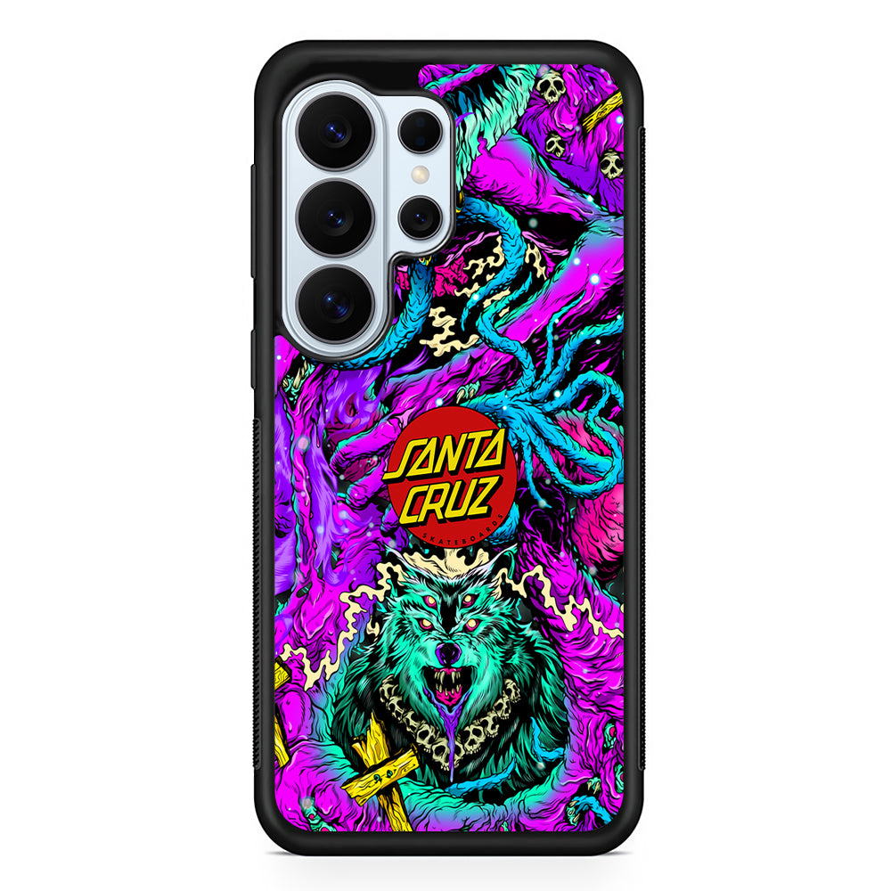 Santa Cruz Skateboard Wolf Samsung Galaxy S26 Ultra Case | Slim Rubber Case for Samsung Galaxy S26 Ultra