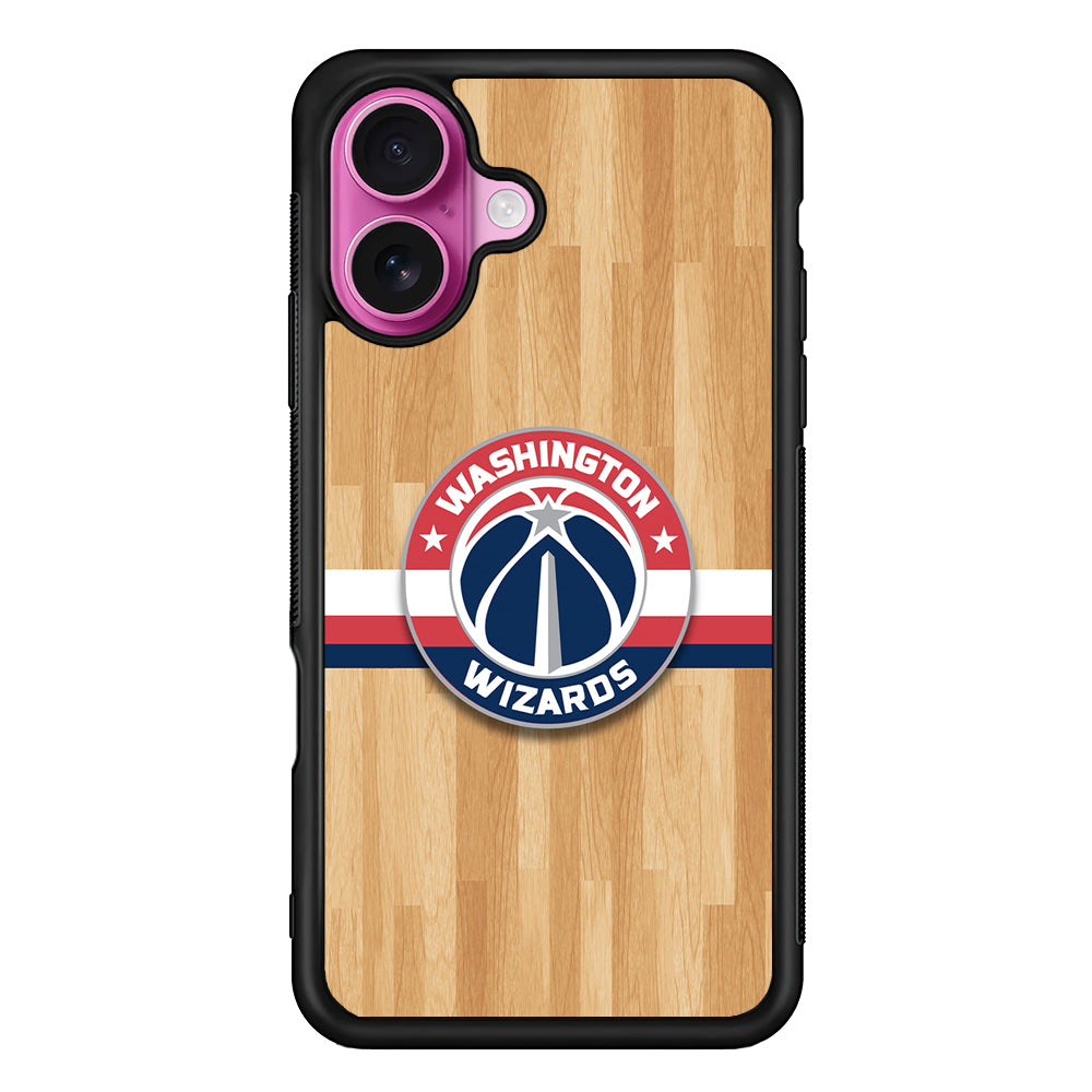 Washington Wizards Wood iPhone 17 Case | Slim Protective Rubber Phone Cover