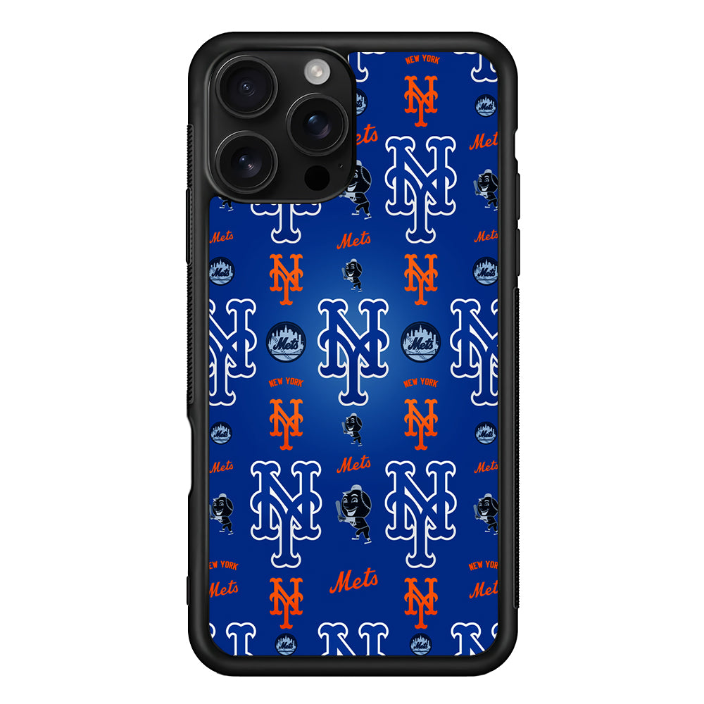 New York Mets Logo iPhone 16 Pro Case | Durable Protective Case for iPhone 16 Pro