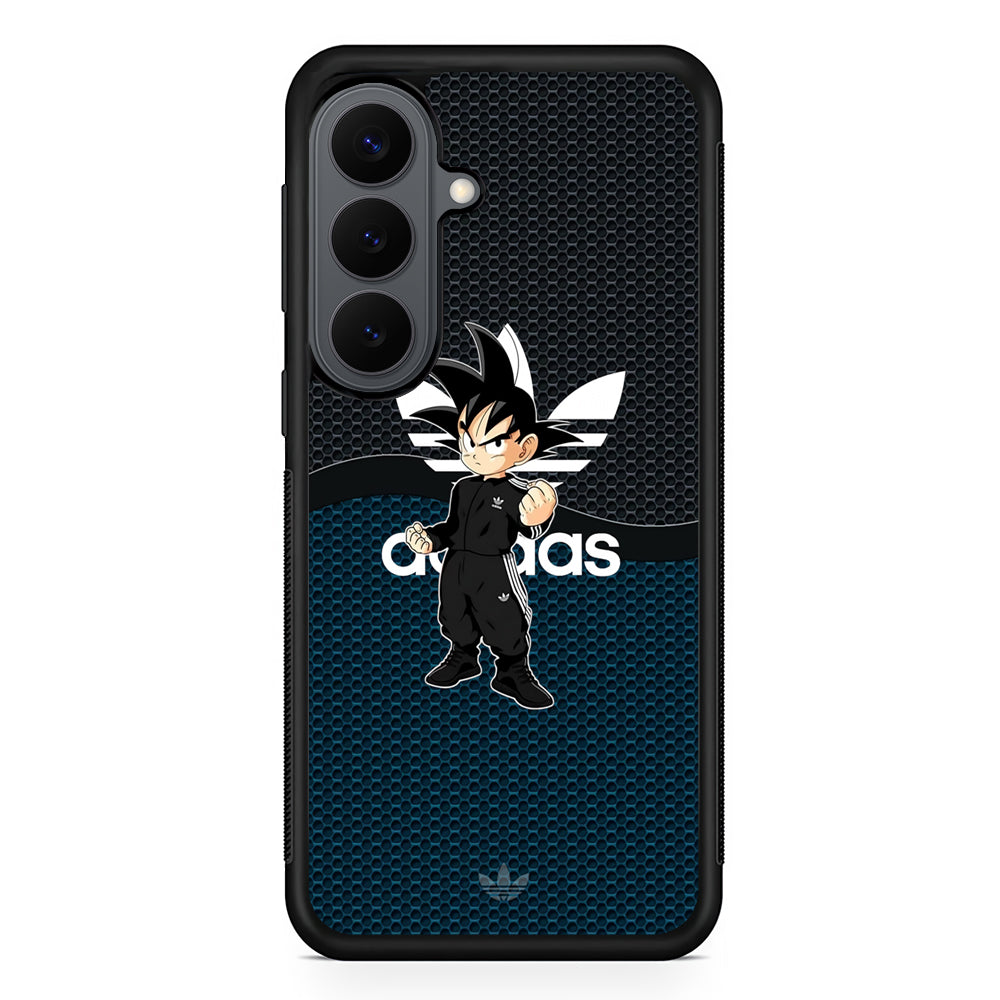 Adidas Suit with Goku Fight Mode Samsung Galaxy S26 Plus Case | Durable Samsung Galaxy S26 Plus Cover