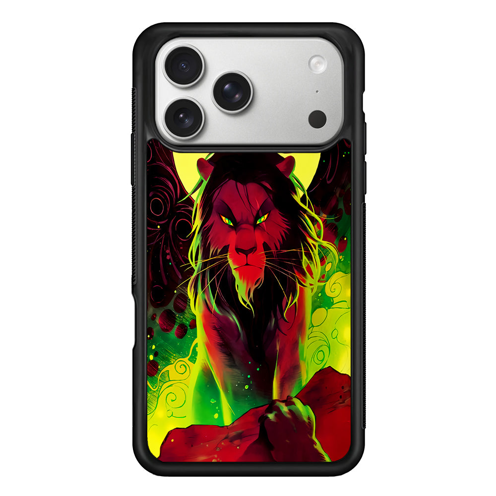 The Angry Lion King iPhone 17 Pro Case | Slim Rubber Case for iPhone 17 Pro