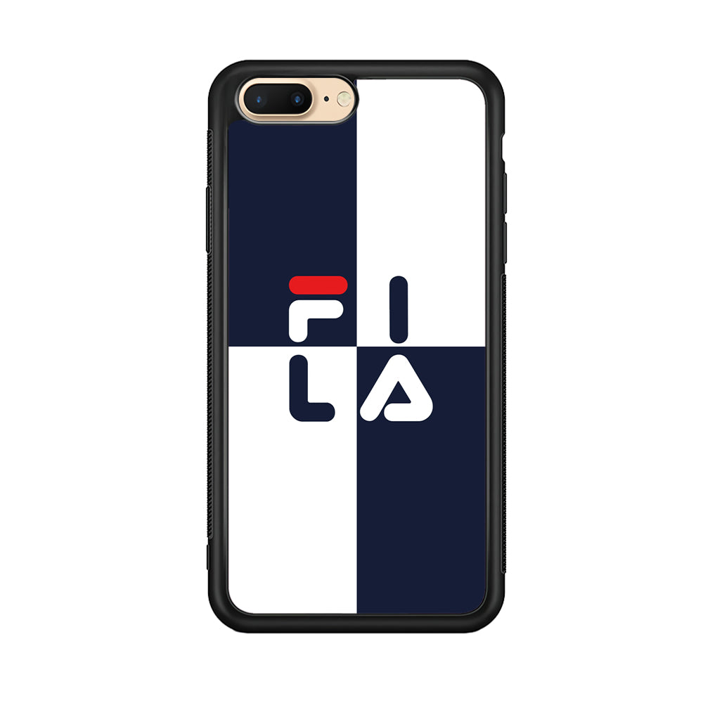 Fila Box Word iPhone 8 Plus Case | Slim Rubber Case for iPhone 8 Plus