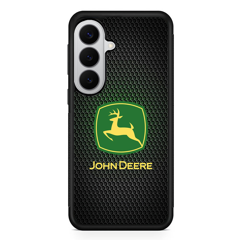 John Deere Fiber Illusion Samsung Galaxy S26 Case | Slim Rubber Case for Samsung Galaxy S26