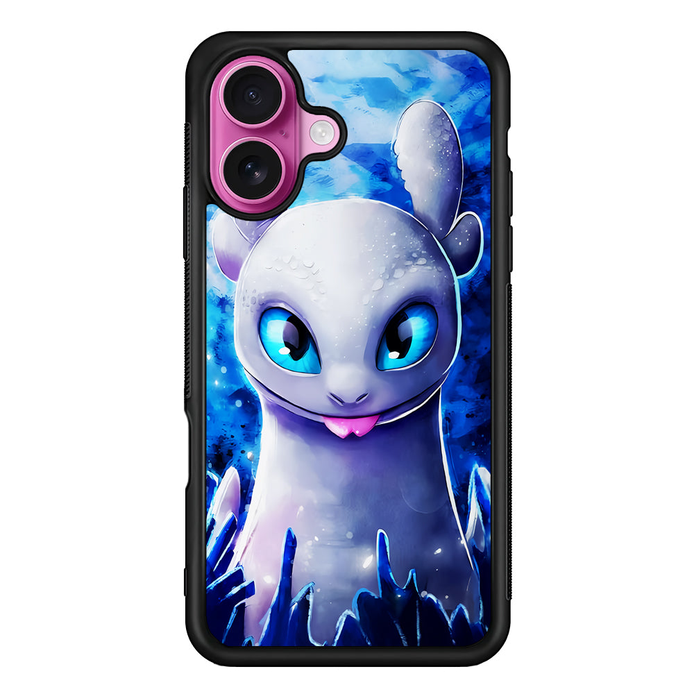 Light Fury How To Train Your Dragon iPhone 17 Case | Slim Protective Rubber Phone Cover