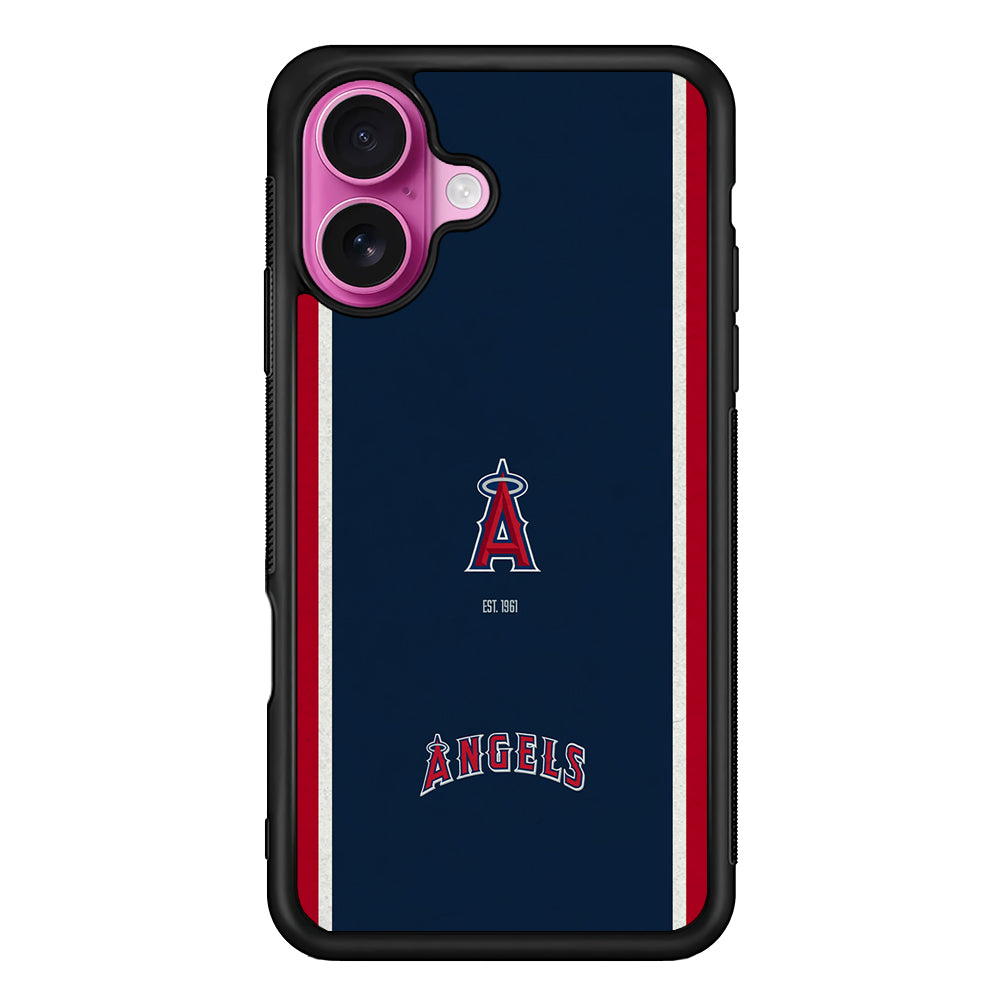 Los Angeles Angels Logo iPhone 17 Case | Slim Protective Rubber Phone Cover
