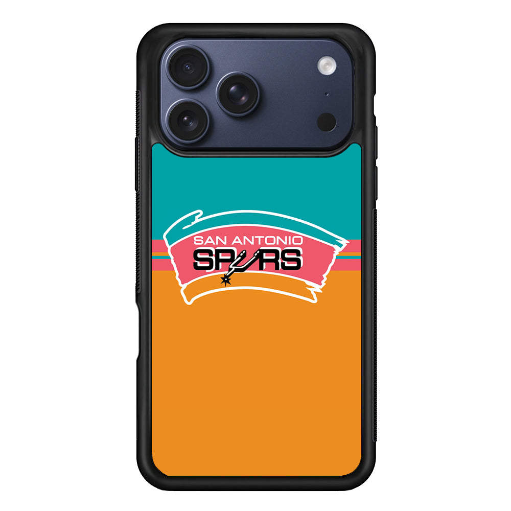 San Antonio Spurs Logo iPhone 17 Pro Max Case | Slim Protective Cover for iPhone 17 Pro Max